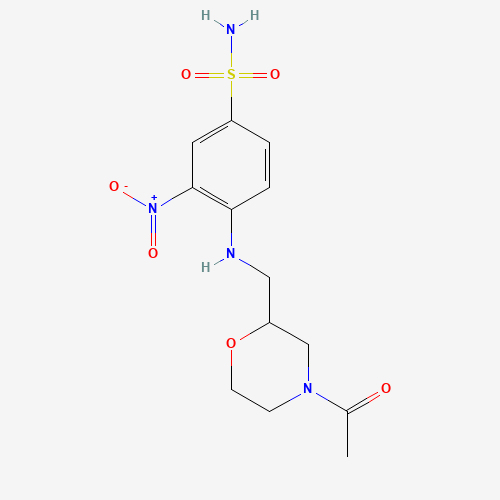 4-[(4-acetylmorpholin-2-yl)methylamino]-3-nitrobenzenesulfonamide (CAS: 1228876-23-0) - Related Chemical Product