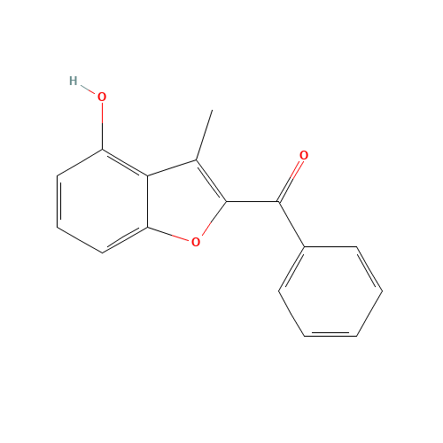 (4-hydroxy-3-methyl-1-benzofuran-2-yl)-phenylmethanone (CAS: 99246-64-7) - Related Chemical Product