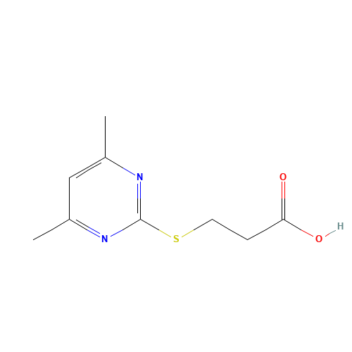 3-(4,6-dimethylpyrimidin-2-yl)sulfanylpropanoic acid (CAS: 247225-29-2) - Related Chemical Product