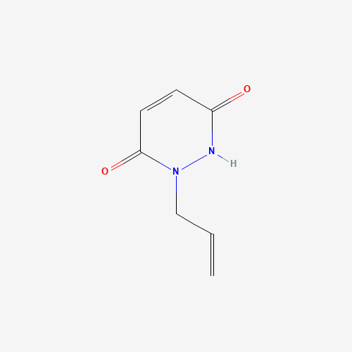 2-prop-2-enyl-1H-pyridazine-3,6-dione (CAS: 84703-25-3) - Chemical Structure and Molecular Formula 
