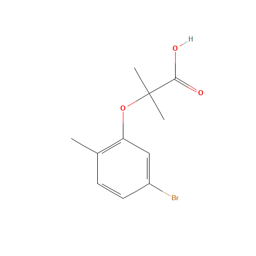 2-(5-bromo-2-methylphenoxy)-2-methylpropanoic acid (CAS: 1370349-64-6) - Related Chemical Product