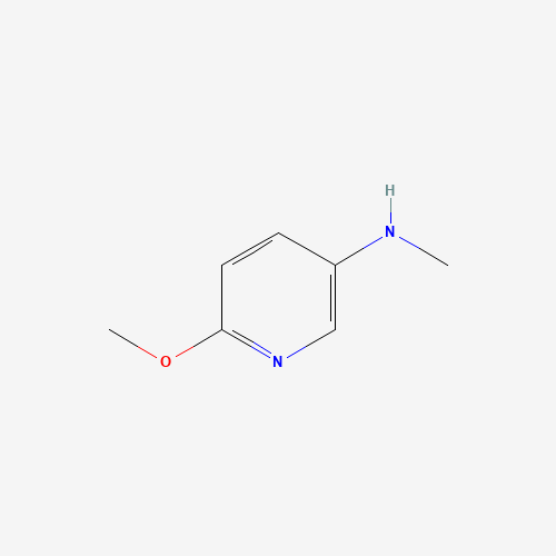 6-methoxy-N-methylpyridin-3-amine (CAS: 61771-67-3) - Chemical Structure and Molecular Formula 