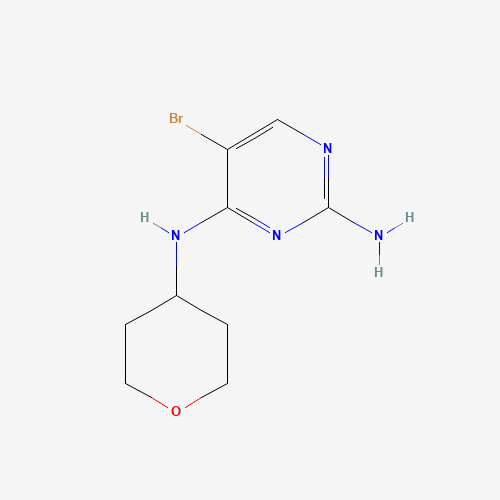5-bromo-4-N-(oxan-4-yl)pyrimidine-2,4-diamine (CAS: 1169698-56-9) - Related Chemical Product