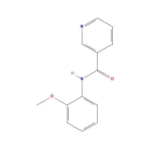 N-(2-methoxyphenyl)pyridine-3-carboxamide (CAS: 70301-27-8) - Related Chemical Product