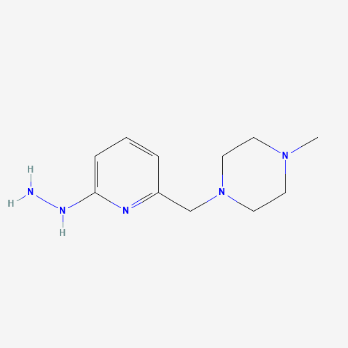 [6-[(4-methylpiperazin-1-yl)methyl]pyridin-2-yl]hydrazine (CAS: 1372811-13-6) - Related Chemical Product
