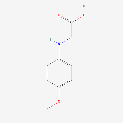 2-(4-methoxyanilino)acetic acid (CAS: 22094-69-5) - Chemical Structure and Molecular Formula 