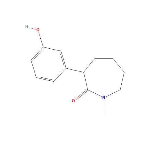 3-(3-hydroxyphenyl)-1-methylazepan-2-one (CAS: 71592-44-4) - Related Chemical Product