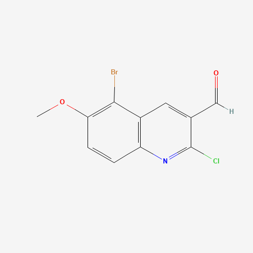 5-bromo-2-chloro-6-methoxyquinoline-3-carbaldehyde (CAS: 136812-26-5) - Related Chemical Product