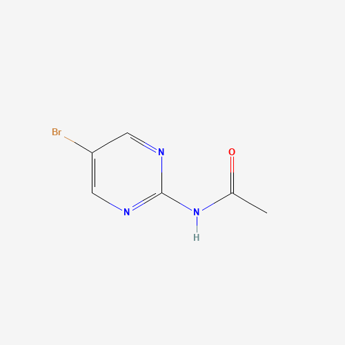 N-(5-bromopyrimidin-2-yl)acetamide (CAS: 180530-15-8) - Chemical Structure and Molecular Formula 