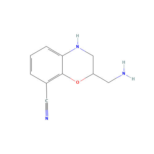 2-(aminomethyl)-3,4-dihydro-2H-1,4-benzoxazine-8-carbonitrile (CAS: 1257703-86-8) - Related Chemical Product