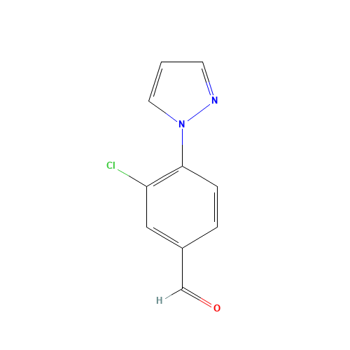 3-chloro-4-pyrazol-1-ylbenzaldehyde (CAS: 1186663-52-4) - Related Chemical Product