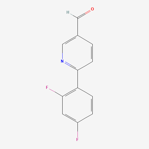 6-(2,4-difluorophenyl)pyridine-3-carbaldehyde (CAS: 898796-15-1) - Related Chemical Product