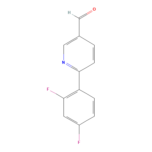 6-(2,4-difluorophenyl)pyridine-3-carbaldehyde (CAS: 898796-15-1) - Related Chemical Product