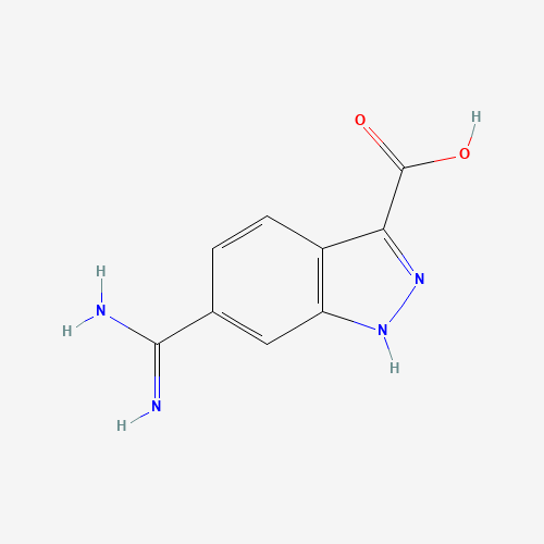 6-carbamimidoyl-1H-indazole-3-carboxylic acid (CAS: 199609-47-7) - Related Chemical Product