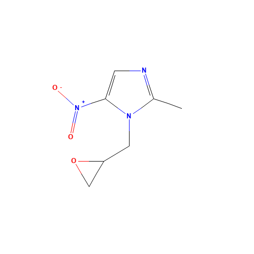 2-methyl-5-nitro-1-(oxiran-2-ylmethyl)imidazole (CAS: 16773-52-7) - Related Chemical Product