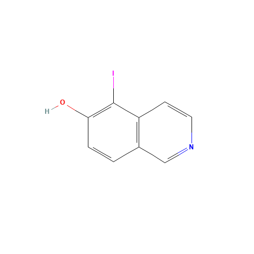 5-iodo-2H-isoquinolin-6-one (CAS: 918488-43-4) - Chemical Structure and Molecular Formula 