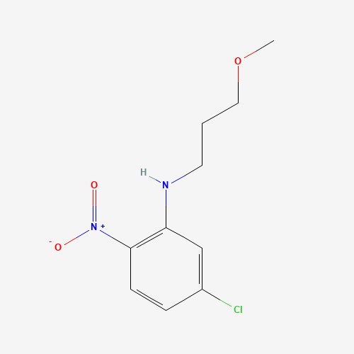 5-chloro-N-(3-methoxypropyl)-2-nitroaniline (CAS: 149669-22-7) - Chemical Structure and Molecular Formula 