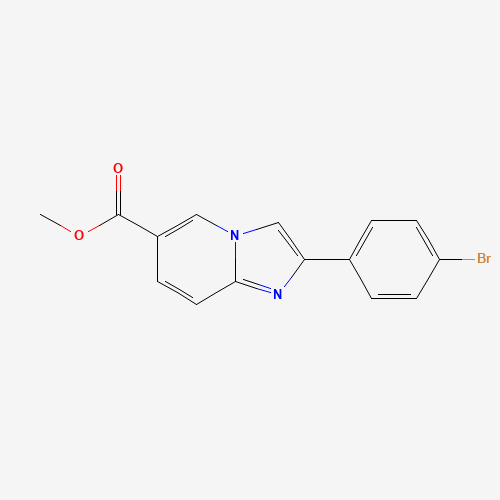 methyl 2-(4-bromophenyl)imidazo[1,2-a]pyridine-6-carboxylate (CAS: 866133-69-9) - Related Chemical Product