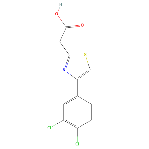 2-[4-(3,4-dichlorophenyl)-1,3-thiazol-2-yl]acetic acid (CAS: 898390-41-5) - Related Chemical Product