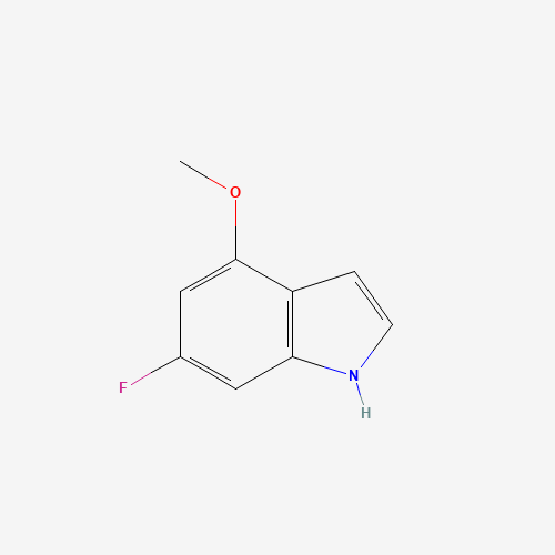 6-fluoro-4-methoxy-1H-indole (CAS: 885521-02-8) - Chemical Structure and Molecular Formula 