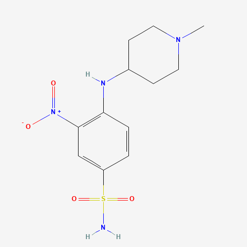 4-[(1-methylpiperidin-4-yl)amino]-3-nitrobenzenesulfonamide (CAS: 1228780-76-4) - Related Chemical Product