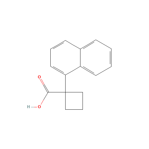 1-naphthalen-1-ylcyclobutane-1-carboxylic acid (CAS: 59725-63-2) - Related Chemical Product
