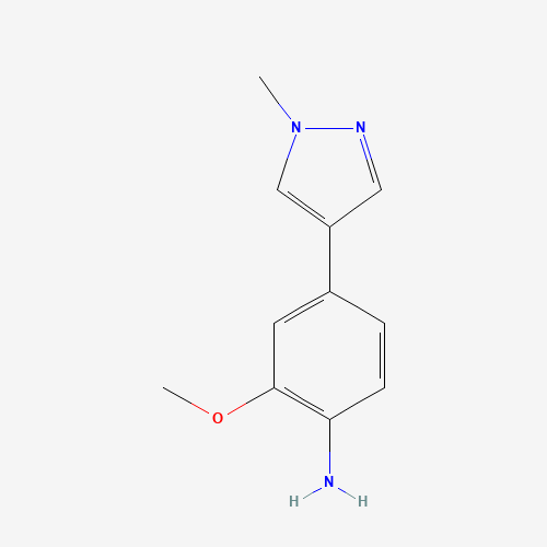 2-methoxy-4-(1-methylpyrazol-4-yl)aniline (CAS: 1400287-74-2) - Related Chemical Product