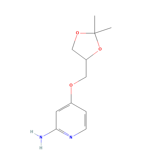 4-[(2,2-dimethyl-1,3-dioxolan-4-yl)methoxy]pyridin-2-amine (CAS: 1303588-65-9) - Related Chemical Product