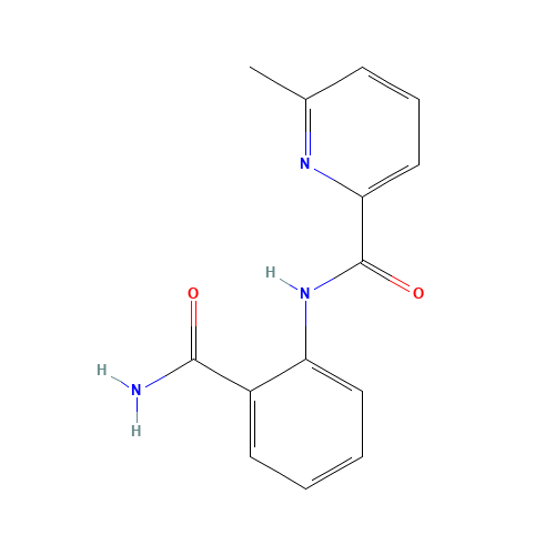 N-(2-carbamoylphenyl)-6-methylpyridine-2-carboxamide (CAS: 733806-23-0) - Related Chemical Product