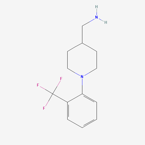 [1-[2-(trifluoromethyl)phenyl]piperidin-4-yl]methanamine (CAS: 1067716-68-0) - Related Chemical Product
