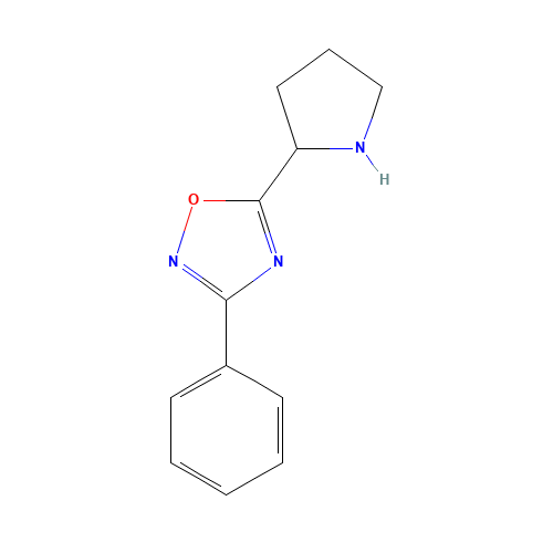 3-phenyl-5-pyrrolidin-2-yl-1,2,4-oxadiazole (CAS: 853104-20-8) - Related Chemical Product