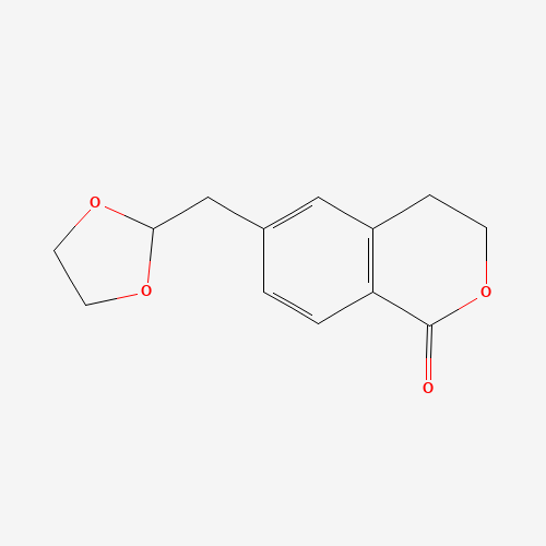 6-(1,3-dioxolan-2-ylmethyl)-3,4-dihydroisochromen-1-one (CAS: 1374573-91-7) - Related Chemical Product