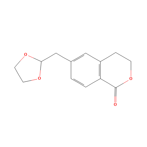 6-(1,3-dioxolan-2-ylmethyl)-3,4-dihydroisochromen-1-one (CAS: 1374573-91-7) - Related Chemical Product
