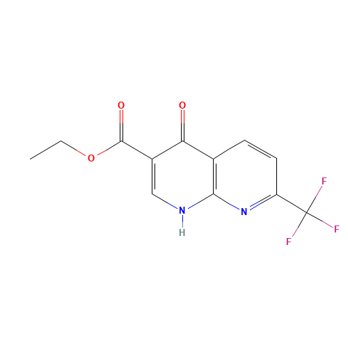 ethyl 4-oxo-7-(trifluoromethyl)-1H-1,8-naphthyridine-3-carboxylate (CAS: 151099-11-5) - Related Chemical Product