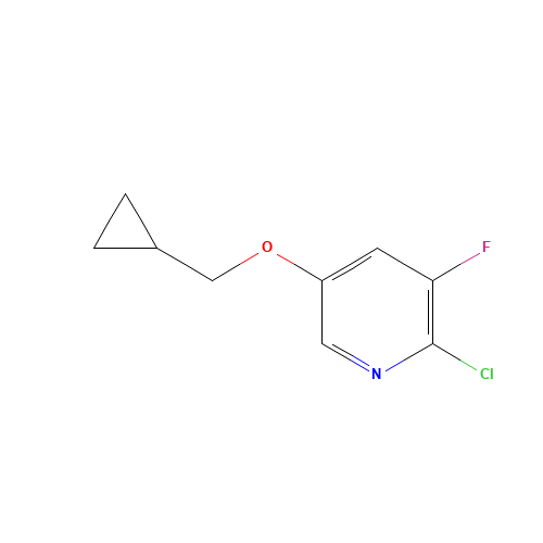 2-chloro-5-(cyclopropylmethoxy)-3-fluoropyridine (CAS: 1353776-90-5) - Related Chemical Product