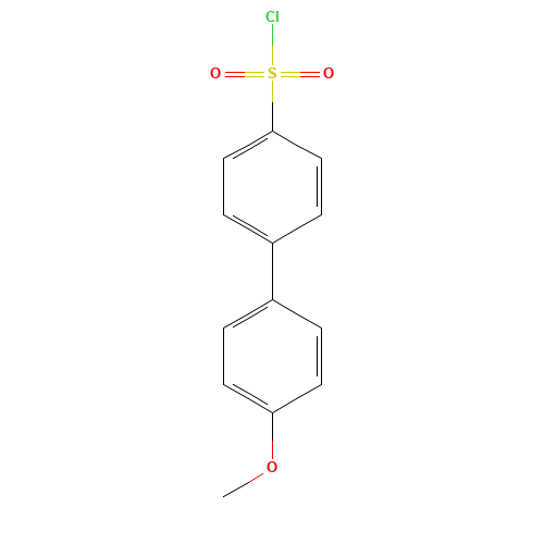 4-(4-methoxyphenyl)benzenesulfonyl chloride (CAS: 202752-04-3) - Chemical Structure and Molecular Formula 