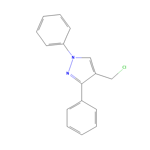 4-(chloromethyl)-1,3-diphenylpyrazole (CAS: 55432-05-8) - Related Chemical Product
