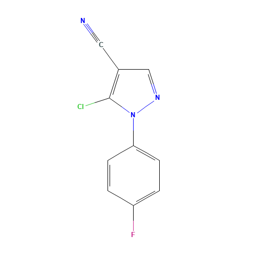 5-chloro-1-(4-fluorophenyl)pyrazole-4-carbonitrile (CAS: 1050619-83-4) - Related Chemical Product