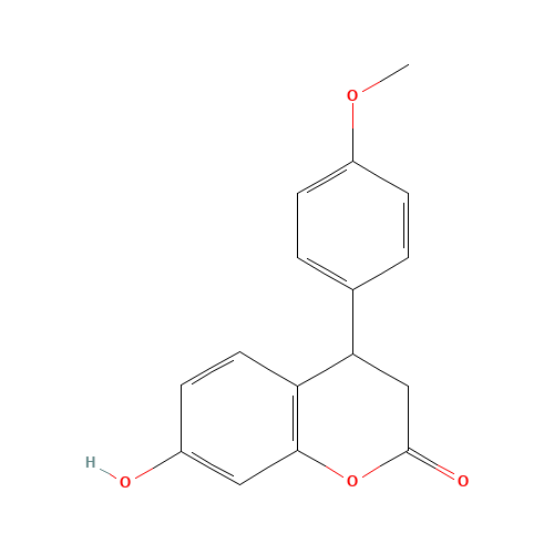 7-hydroxy-4-(4-methoxyphenyl)-3,4-dihydrochromen-2-one (CAS: 109386-28-9) - Related Chemical Product