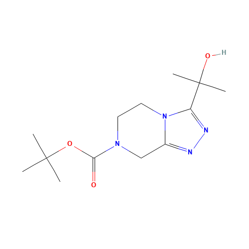 tert-butyl 3-(2-hydroxypropan-2-yl)-6,8-dihydro-5H-[1,2,4]triazolo[4,3-a]pyrazine-7-carboxylate (CAS: 1357923-83-1) - Related Chemical Product