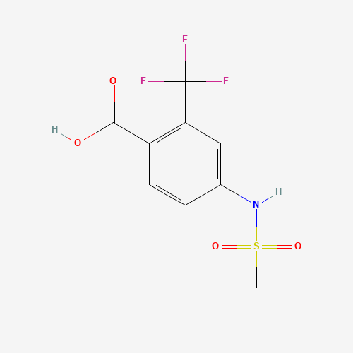 4-(methanesulfonamido)-2-(trifluoromethyl)benzoic acid (CAS: 1314406-51-3) - Related Chemical Product