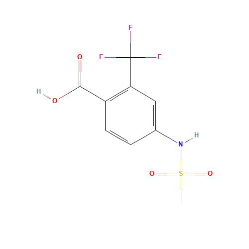 4-(methanesulfonamido)-2-(trifluoromethyl)benzoic acid (CAS: 1314406-51-3) - Related Chemical Product