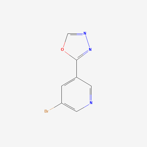 2-(5-bromopyridin-3-yl)-1,3,4-oxadiazole (CAS: 924869-13-6) - Related Chemical Product