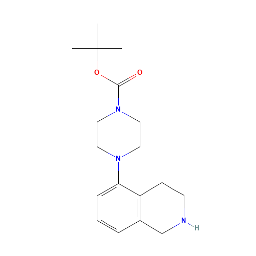 tert-butyl 4-(1,2,3,4-tetrahydroisoquinolin-5-yl)piperazine-1-carboxylate (CAS: 444620-71-7) - Related Chemical Product