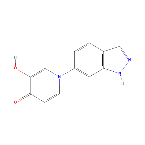 3-hydroxy-1-(1H-indazol-6-yl)pyridin-4-one (CAS: 1333328-70-3) - Related Chemical Product