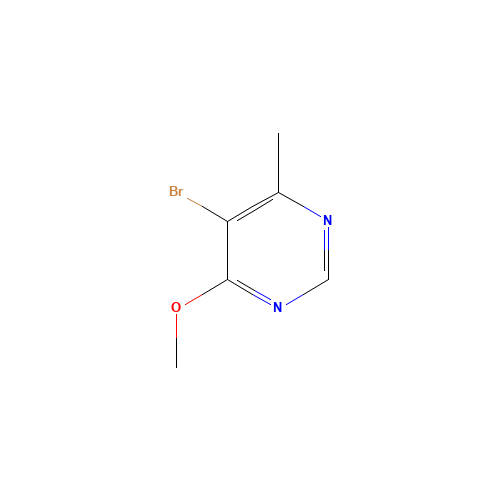 5-bromo-4-methoxy-6-methylpyrimidine (CAS: 4319-87-3) - Chemical Structure and Molecular Formula 