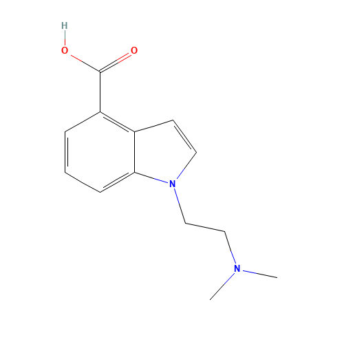 1-[2-(dimethylamino)ethyl]indole-4-carboxylic acid (CAS: 1096307-36-6) - Related Chemical Product
