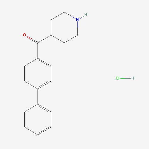 (4-phenylphenyl)-piperidin-4-ylmethanone;hydrochloride (CAS: 1187927-65-6) - Related Chemical Product