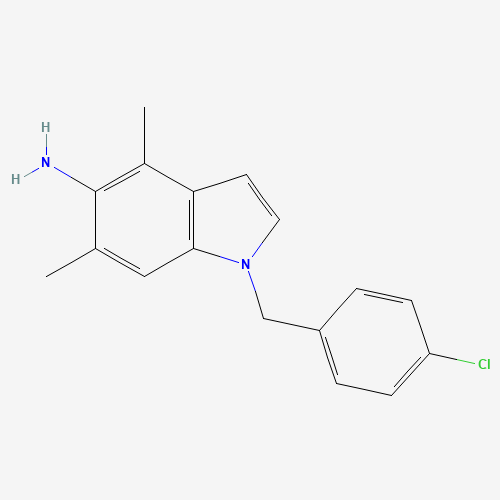 1-[(4-chlorophenyl)methyl]-4,6-dimethylindol-5-amine (CAS: 1114453-60-9) - Related Chemical Product