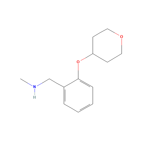 N-methyl-1-[2-(oxan-4-yloxy)phenyl]methanamine (CAS: 906352-71-4) - Related Chemical Product